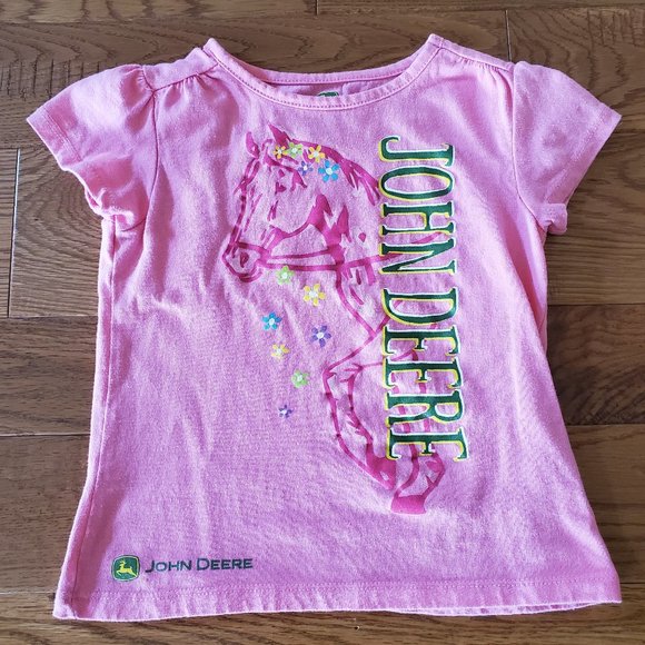 John Deere Other - Size 6 Pink John Deere Horse Shirt John Deere Other - Size 6 Pink John Deere Horse Shirt